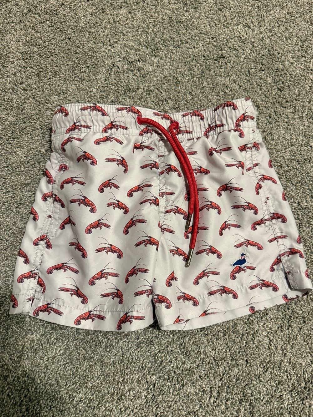 Properly tied 4t lobster crawfish swim trunk
